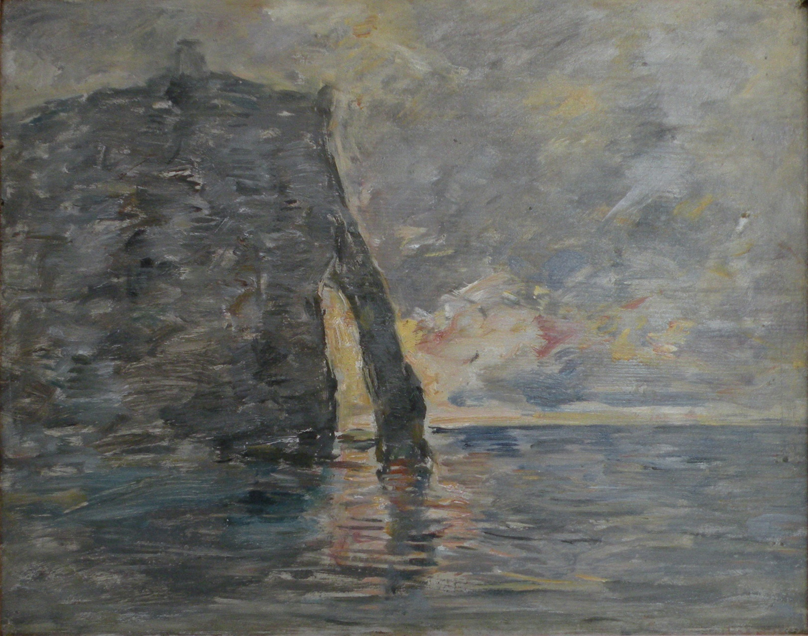 Etretat by Eugene Boudin painted 1891, Chazen Museum of Art, Madison