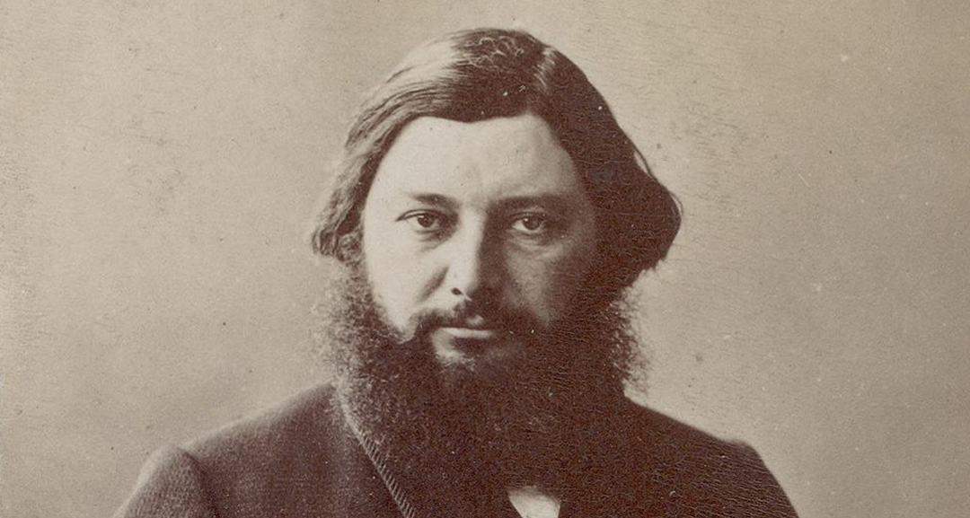 Gustave Courbet photo by Nadar in 1860