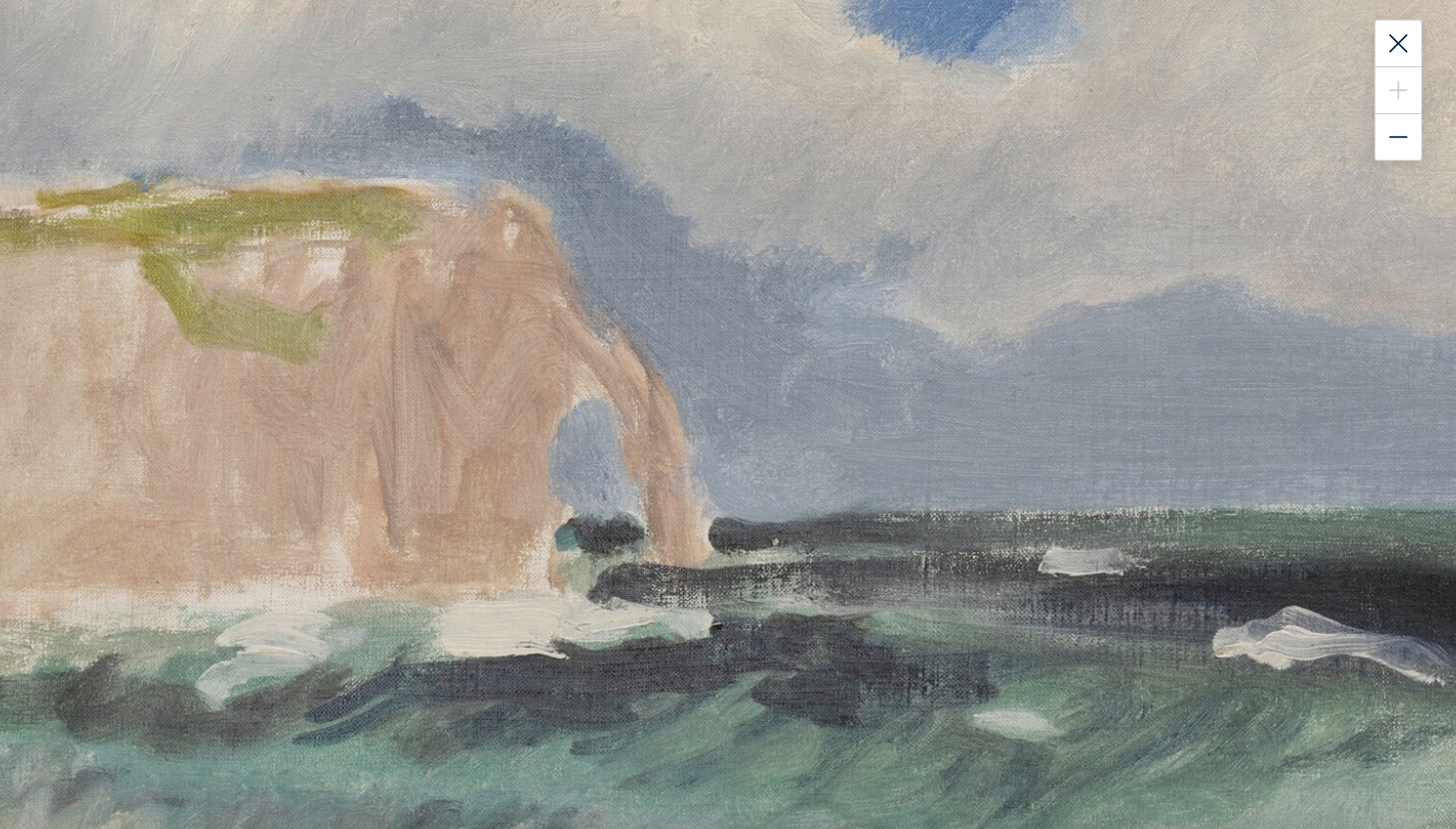 Coup de Vent at Etretat by Henri Matisse, painted 1920, private collection