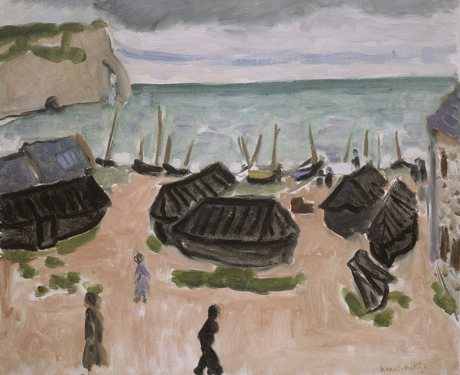falaises d'Aval by Henri Matisse, painted 1920, private collection